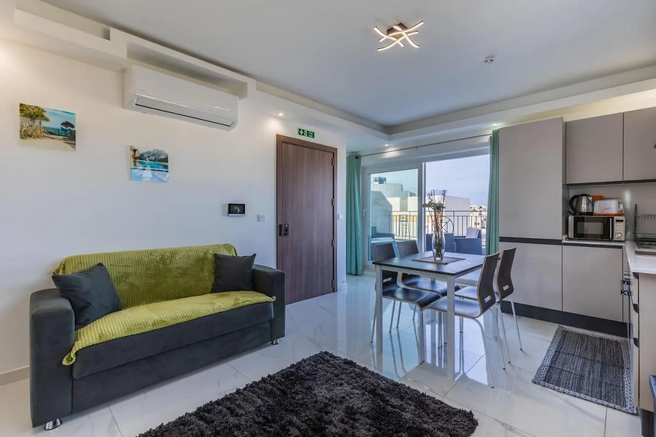 Terrace View-Stylish Two Bedrooms Fully Ac-Wifi Penthouse Msida